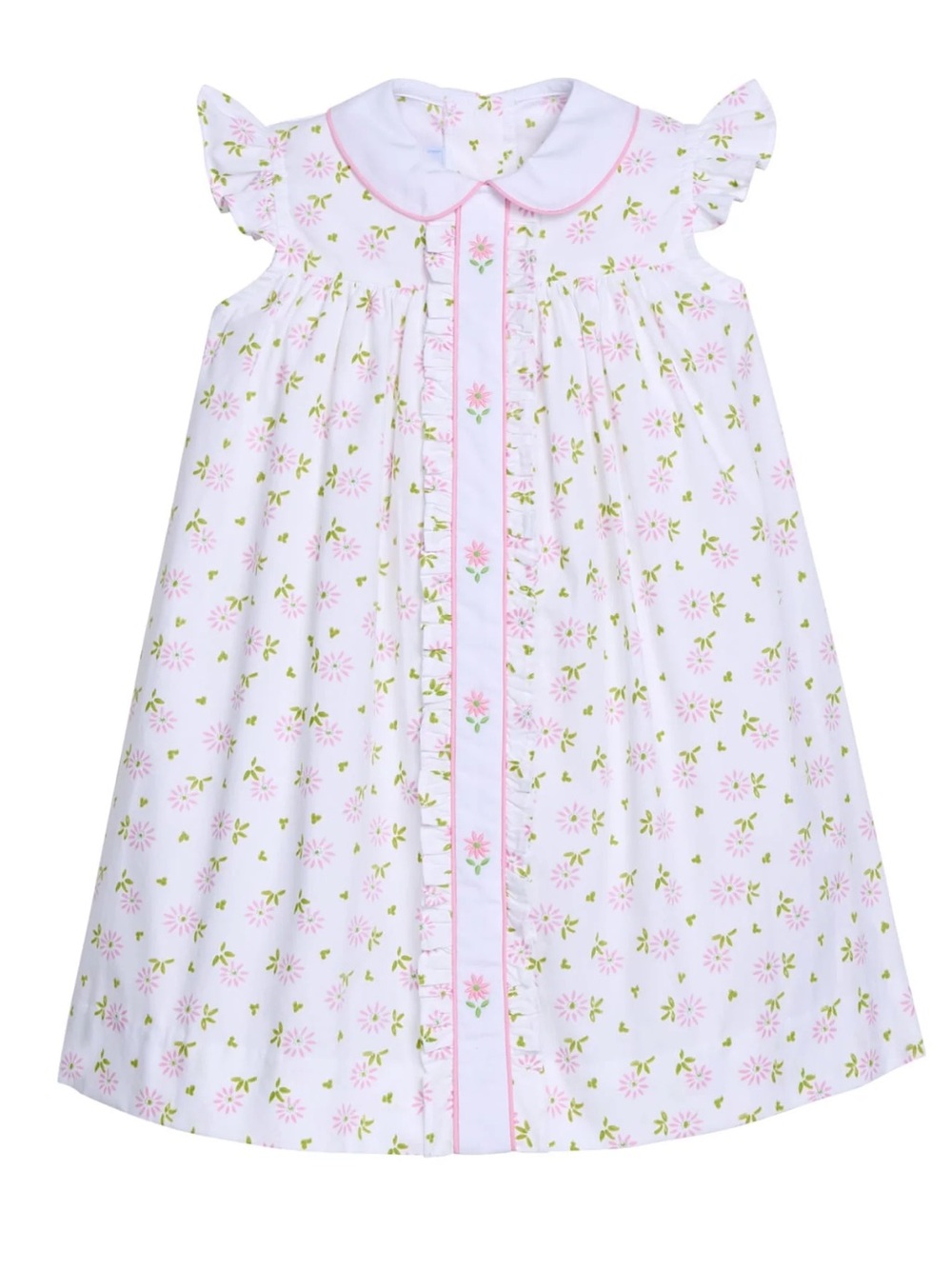 Little English Ruffled Sally Dress - Meriwether Floral - 4T